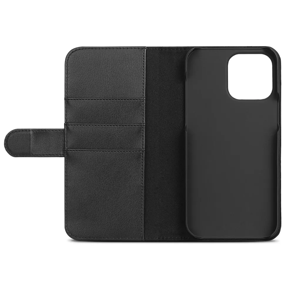 Linocell Mobiletui for iPhone 14 Pro Max svart