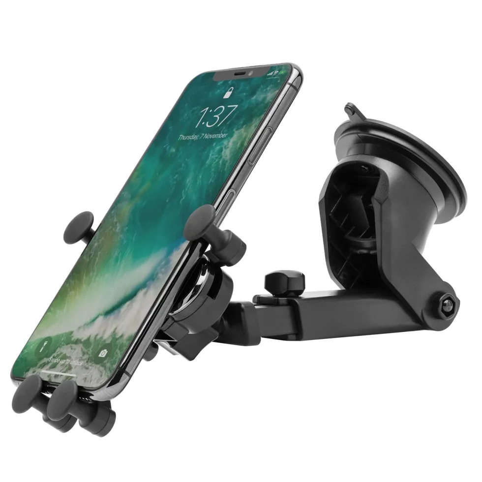 Linocell Mobilholder med hurtigfeste for frontrute