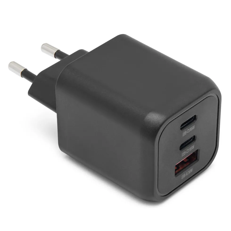 Linocell Premium GaN multilader 65 W PD Svart