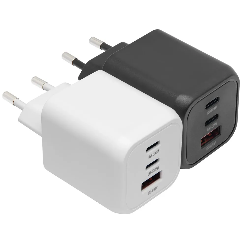 Linocell Premium GaN multilader 65 W PD Svart