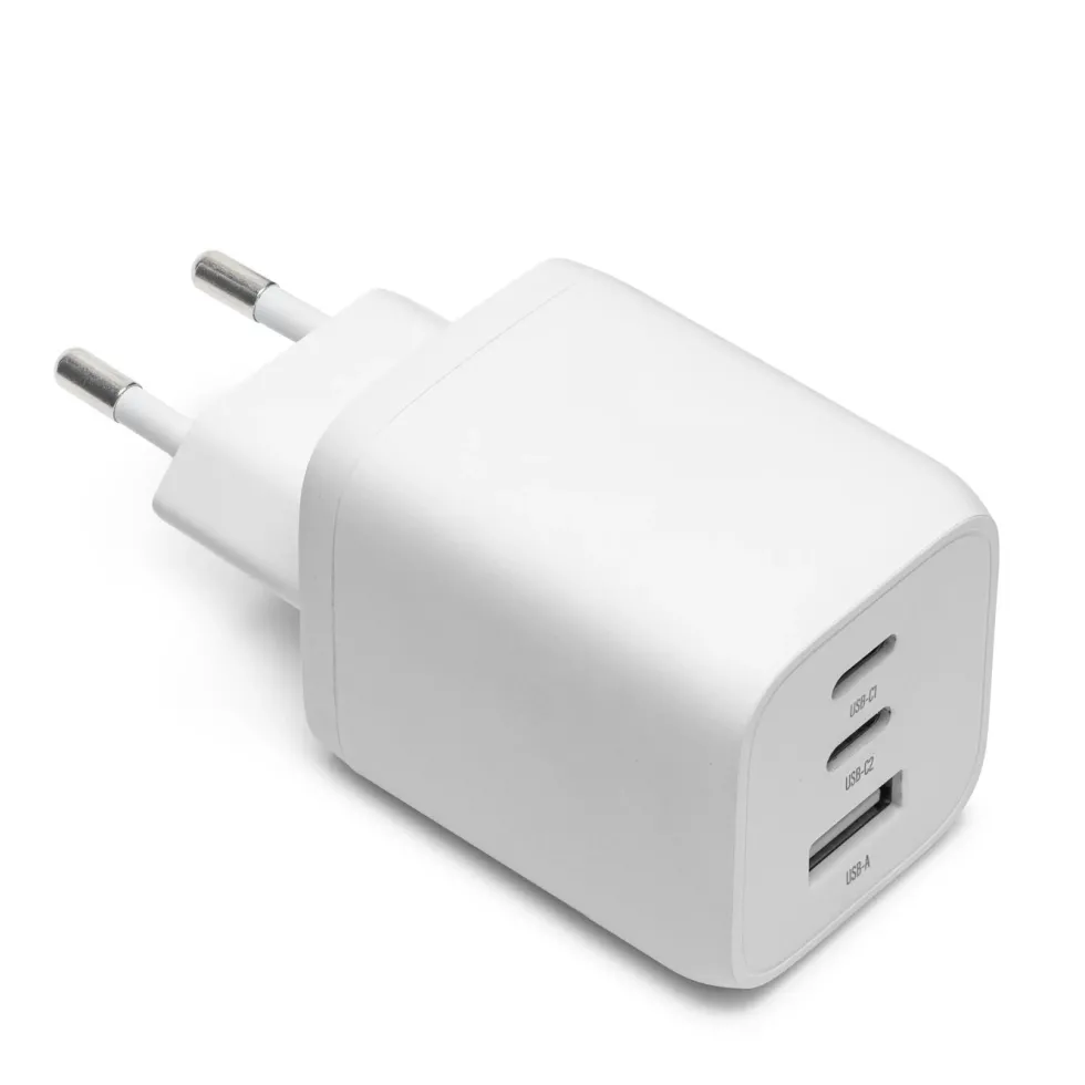 Linocell Premium GaN USB-C lader med PD 65 W Hvit