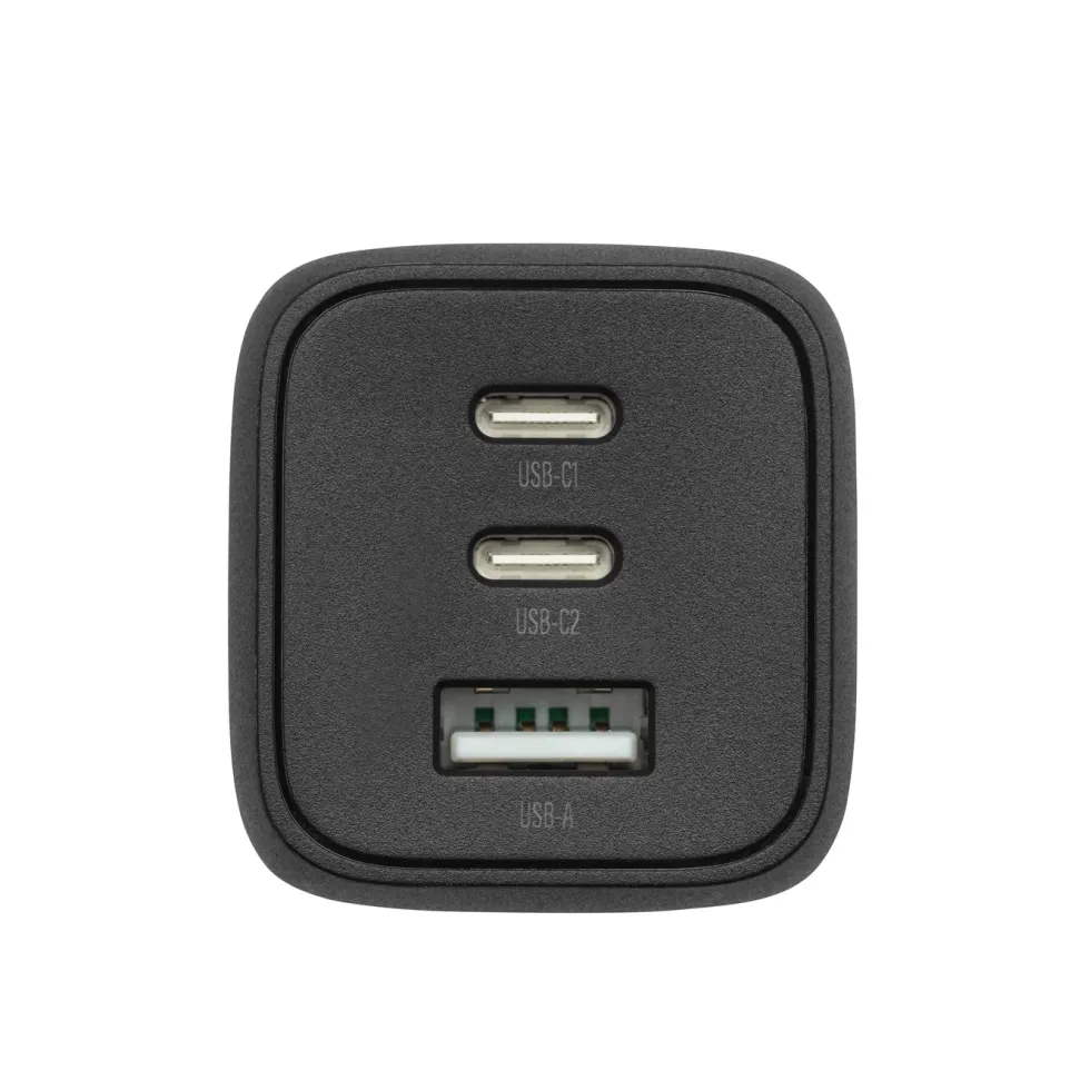 Linocell Premium GaN USB-C lader med PD 65 W Svart