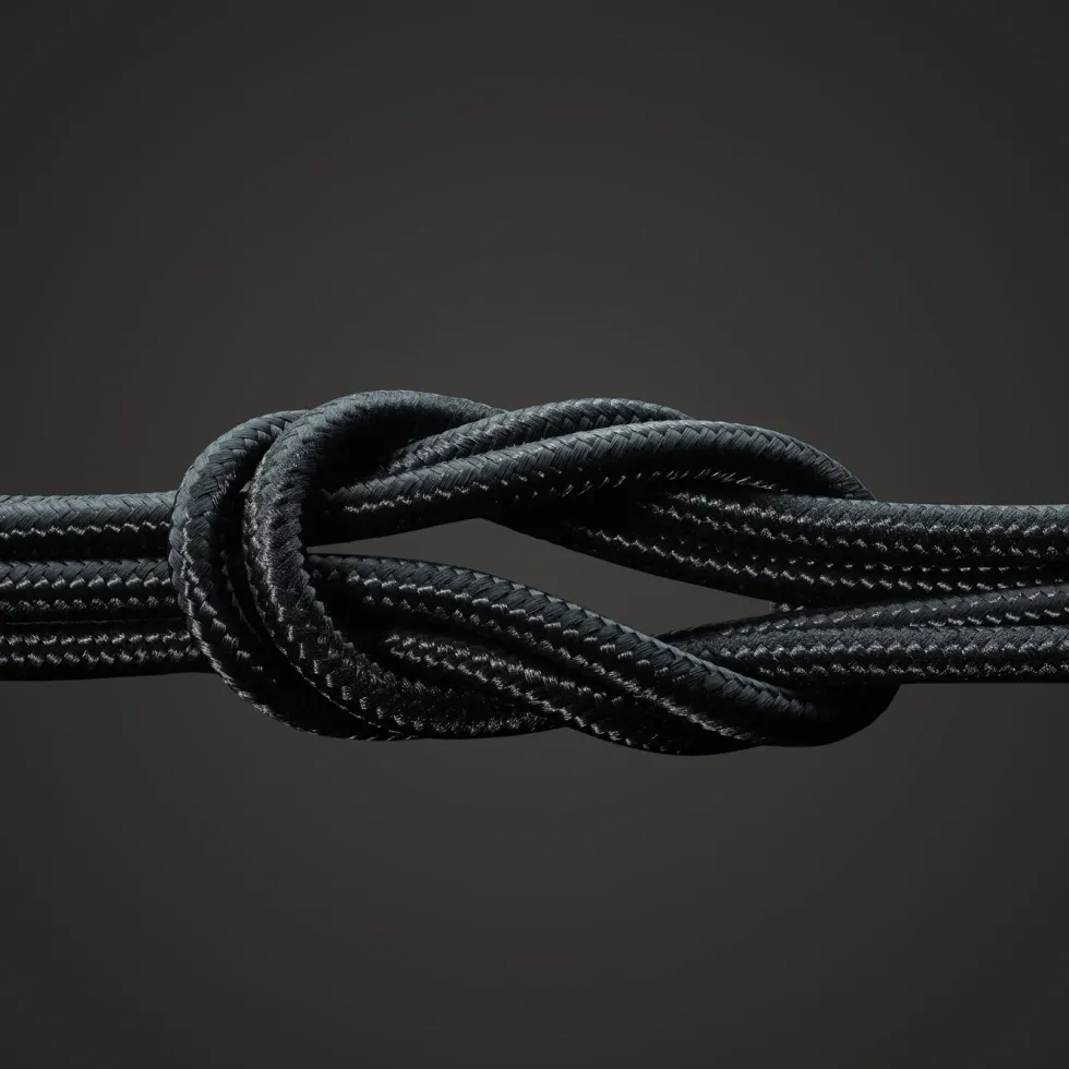 Linocell Premium Kevlar Lightning-kabel 2 m Svart
