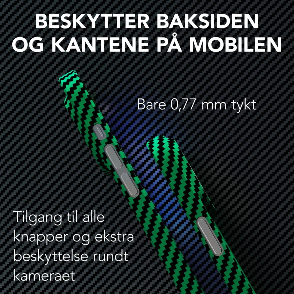 Linocell Premium Kevlar Robust deksel for iPhone 13 Pro Max Grønn