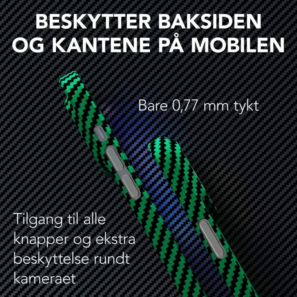 Linocell Premium Kevlar Robust deksel for iPhone 13 Pro Max Grønn