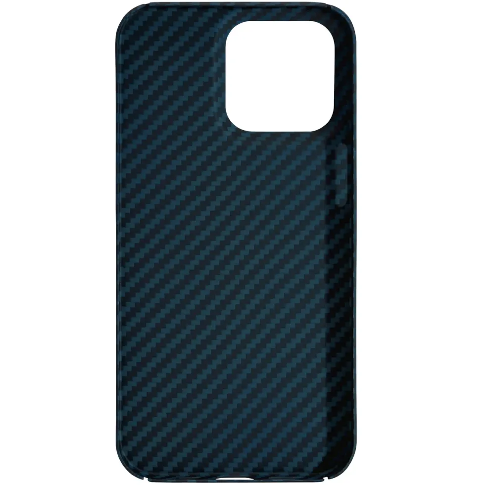 Linocell Premium Kevlar Robust deksel for iPhone 13 Pro Blå