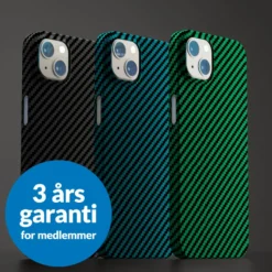Linocell Premium Kevlar Robust deksel for iPhone 13 Blå