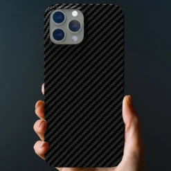Linocell Premium Kevlar Robust deksel for iPhone 13 Pro Max Svart