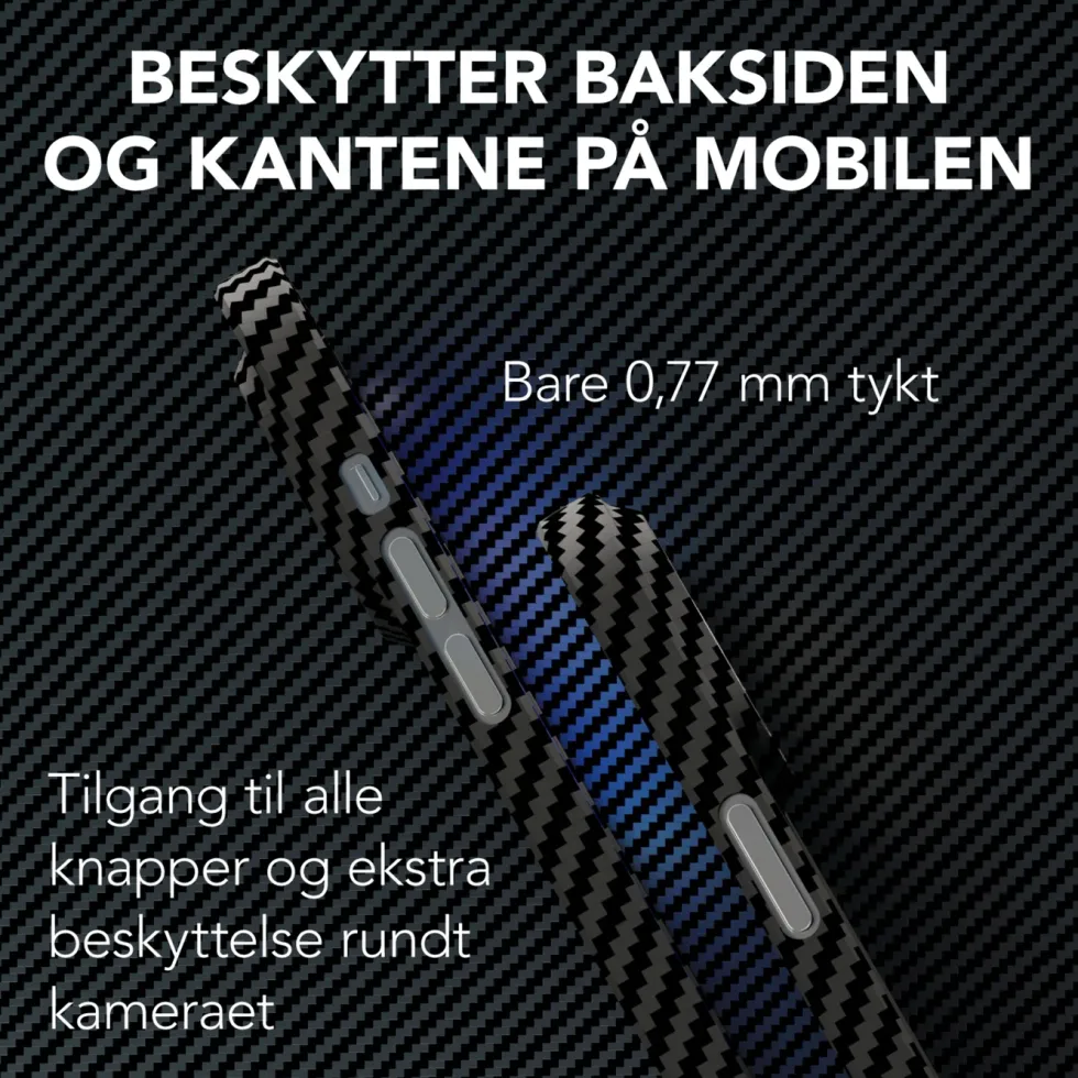 Linocell Premium Kevlar Robust deksel for iPhone 13 Pro Max Svart