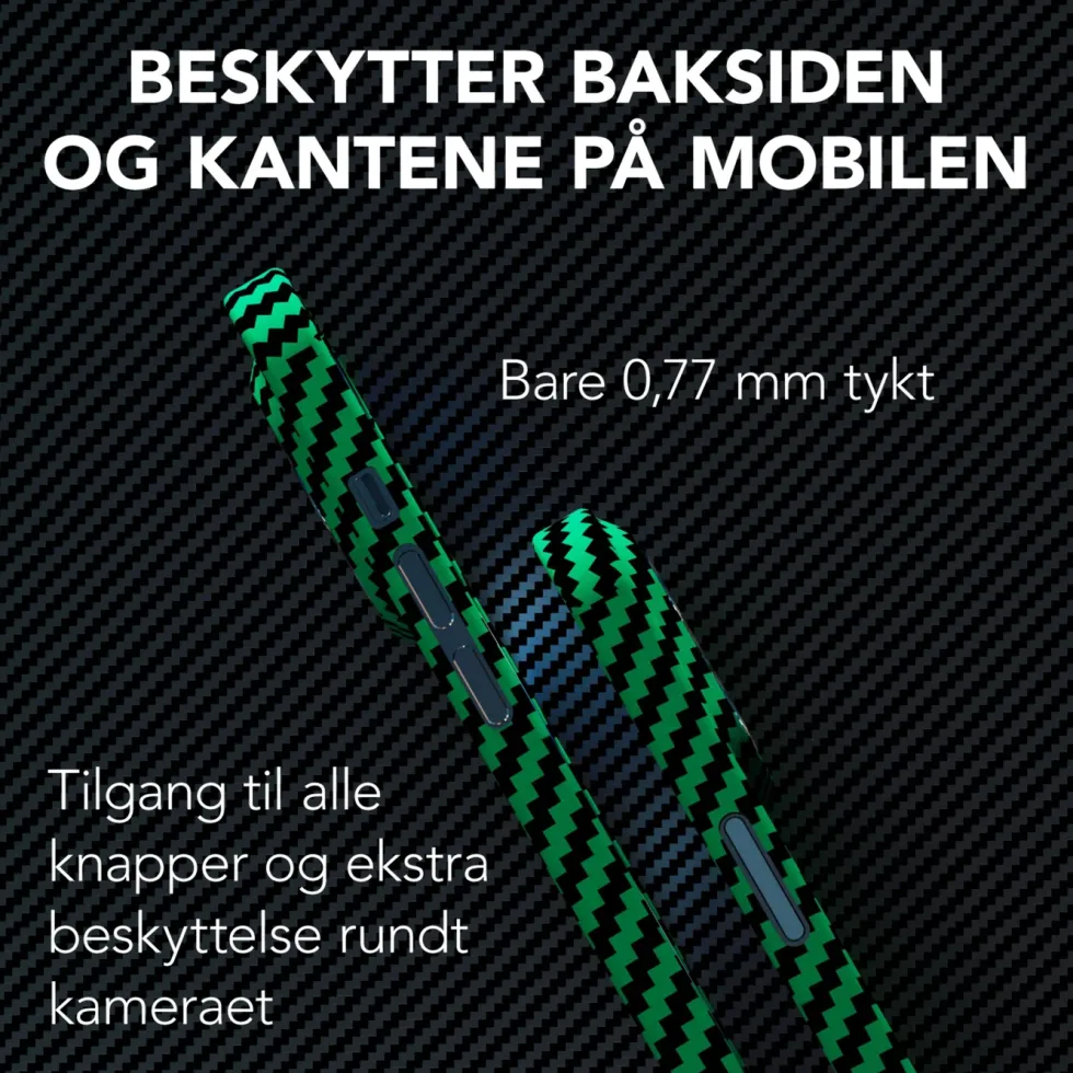 Linocell Premium Kevlar Robust deksel for iPhone 12 Pro Max Grønn