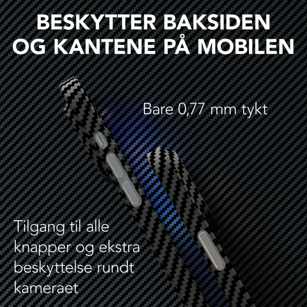 Linocell Premium Kevlar Robust deksel for iPhone 13 Pro Svart