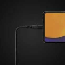 Linocell Premium Kevlar USB-C 3.2-kabel - Svart 3 m