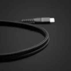 Linocell Premium Kevlar USB-C 3.2-kabel - Svart 1 m