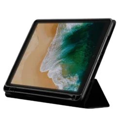 Linocell Premium Trifold Cover for iPad (7.-9. gen), Air (3. gen), Pro (10,5 tommer) Svart