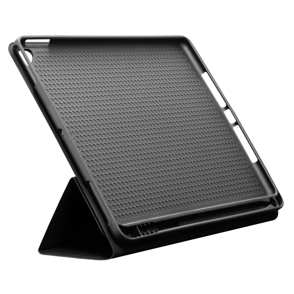 Linocell Premium Trifold Cover for iPad (7.-9. gen), Air (3. gen), Pro (10,5 tommer) Svart
