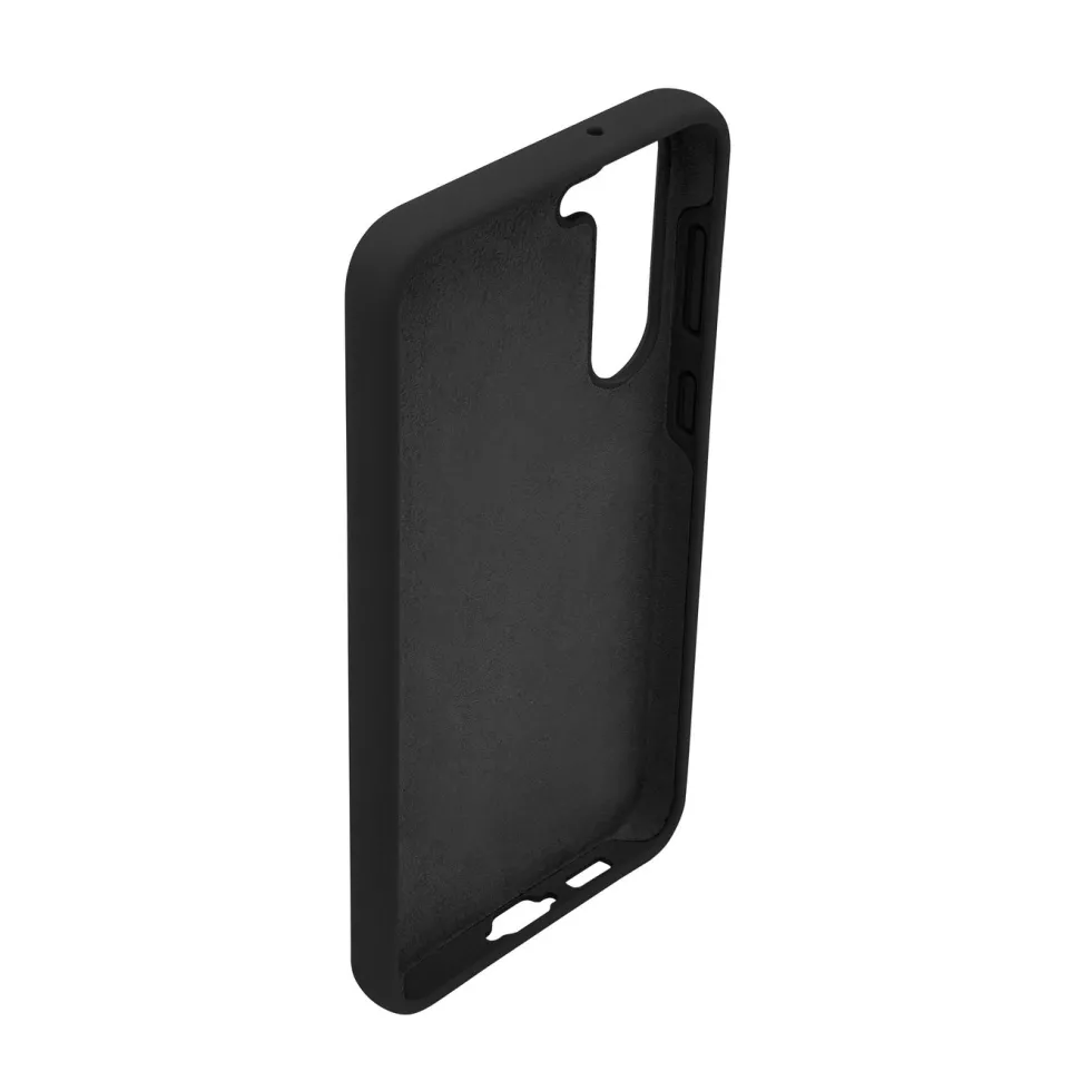 Linocell Rubber Case for Galaxy S23 Plus Svart