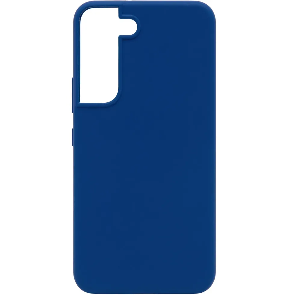 Linocell Rubber Case for Galaxy S22 Blå