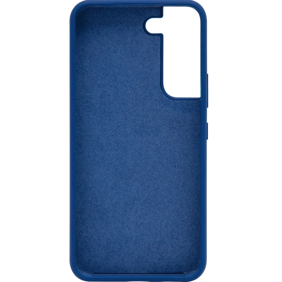 Linocell Rubber Case for Galaxy S22 Blå
