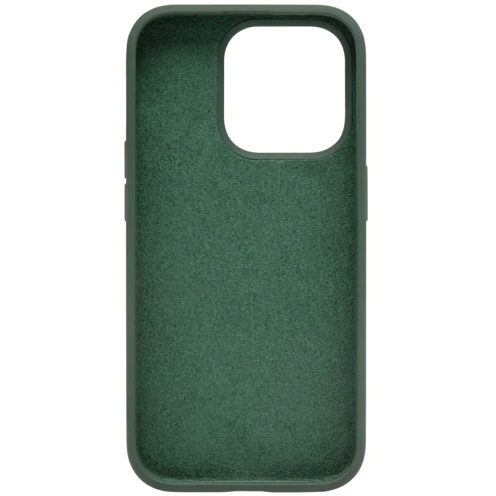 Linocell Rubber Case for iPhone 15 Pro Grønn