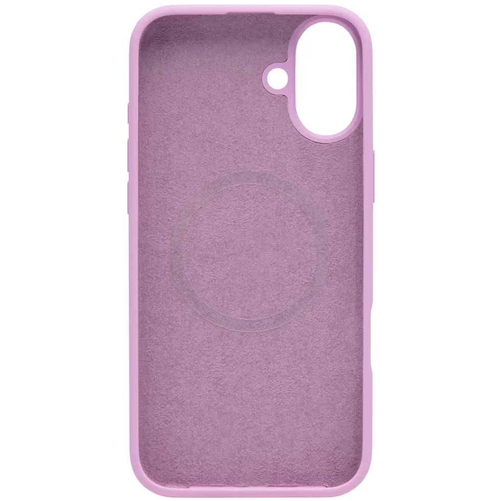 Linocell Rubber case for iPhone 16 Plus Rosa
