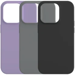 Linocell Rubber case for iPhone 14 Pro Lavendel