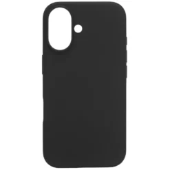 Linocell Rubber case for iPhone 16 Svart