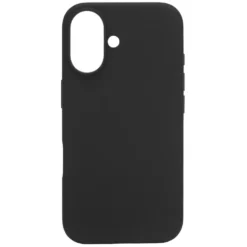 Linocell Rubber case for iPhone 16 Svart