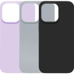 Linocell Rubber Case for iPhone 13 Pro Svart