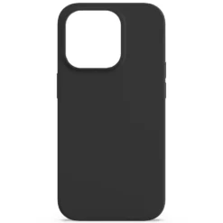 Linocell Rubber case for iPhone 14 Pro Svart