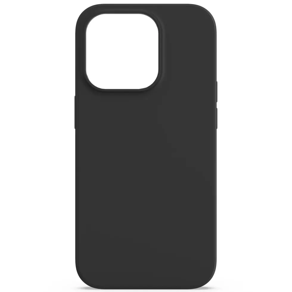 Linocell Rubber case for iPhone 14 Pro Svart