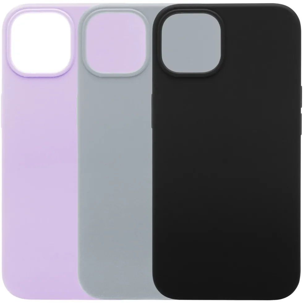 Linocell Rubber Case for iPhone 13 Grå