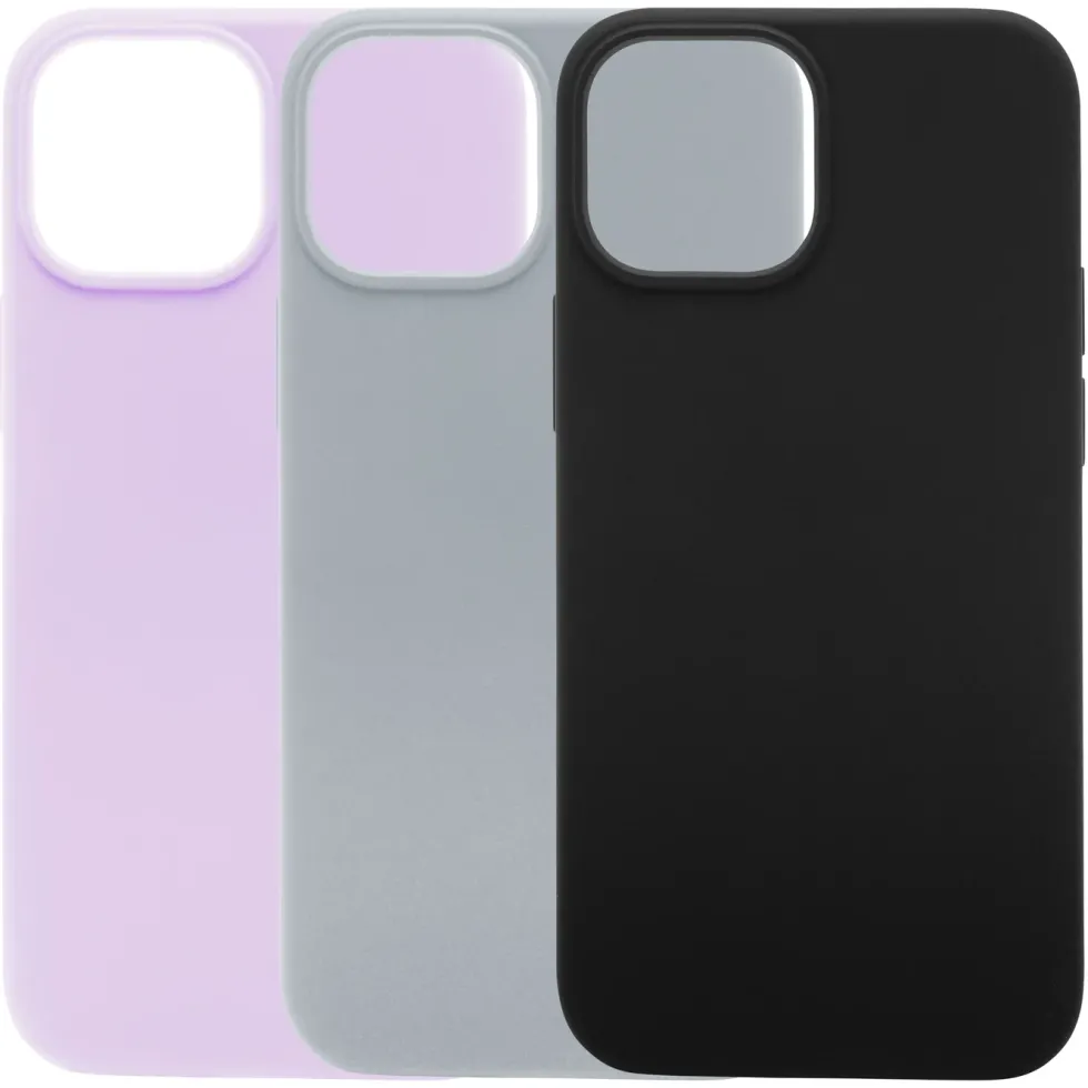 Linocell Rubber Case iPhone for iPhone 13 Mini Grå