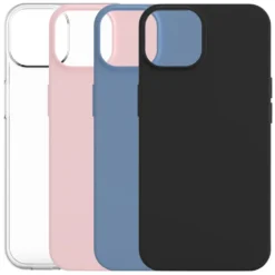 Linocell Second skin for iPhone 13, 14, 16e og 17e Svart