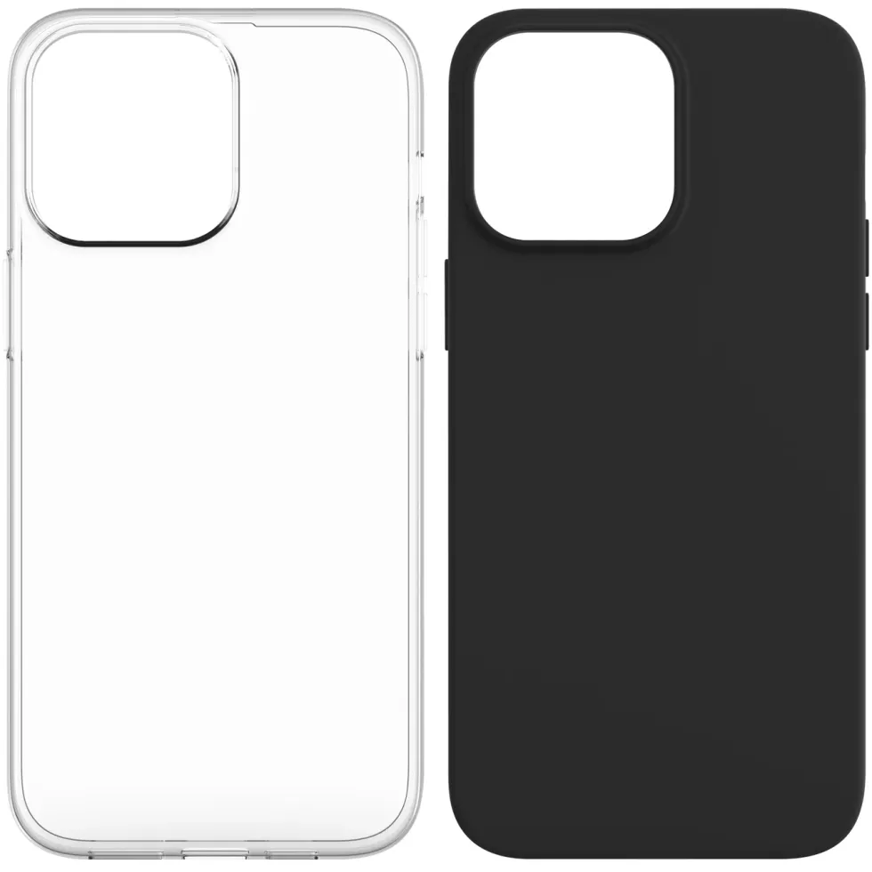 Linocell Second skin for iPhone 14 Pro Max Svart