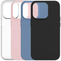 Linocell Second skin for iPhone 14 Pro Blå