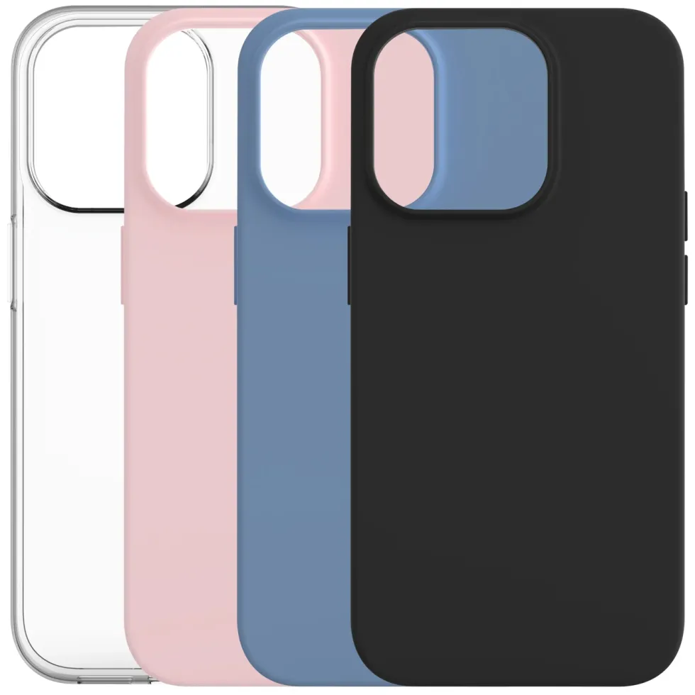 Linocell Second skin for iPhone 14 Pro Blå