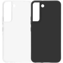 Linocell Second skin Mobildeksel for Galaxy S22 Svart