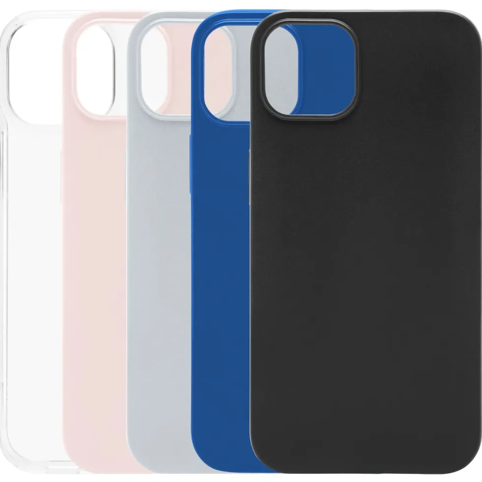 Linocell Second skin Mobildeksel for iPhone 13 Grå