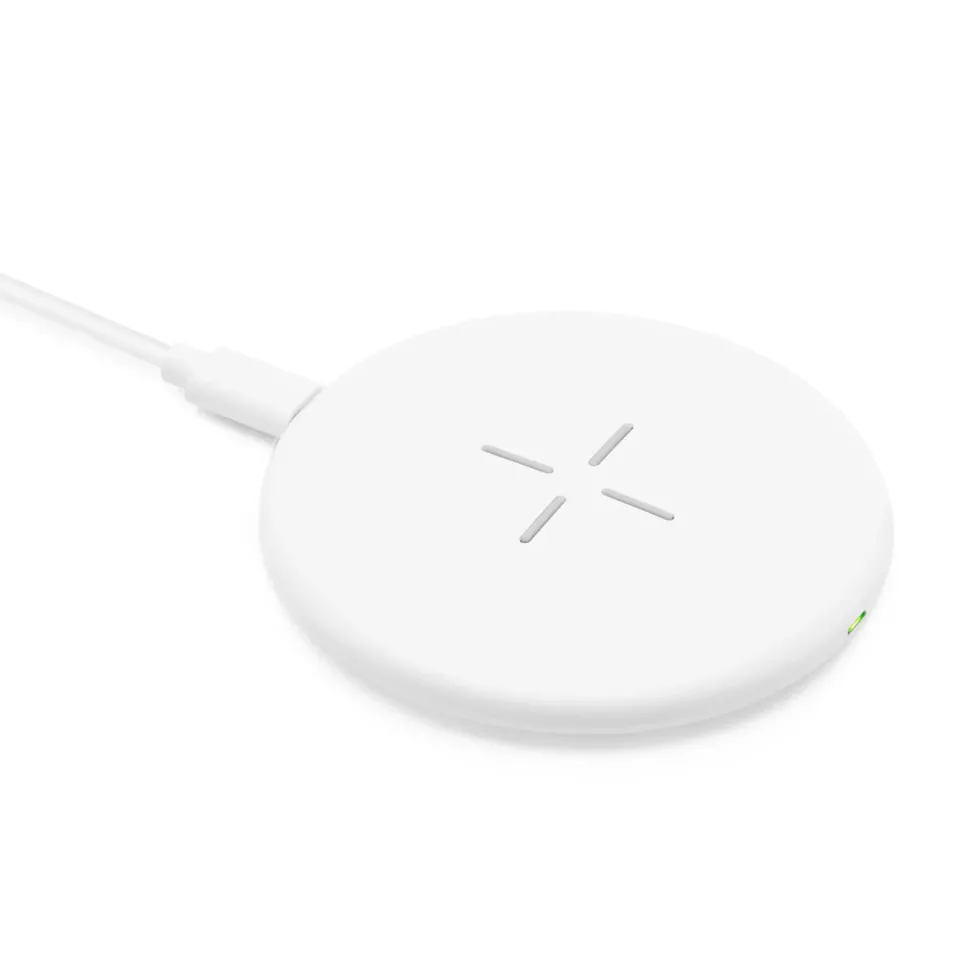 Linocell Trådløs Qi-hurtiglader 15 W Hvit