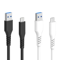 Linocell USB-A til USB-C-kabel Svart 1 m