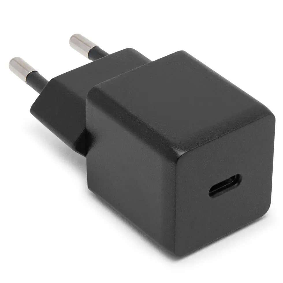 Linocell USB-C-lader med PD 20 W Svart