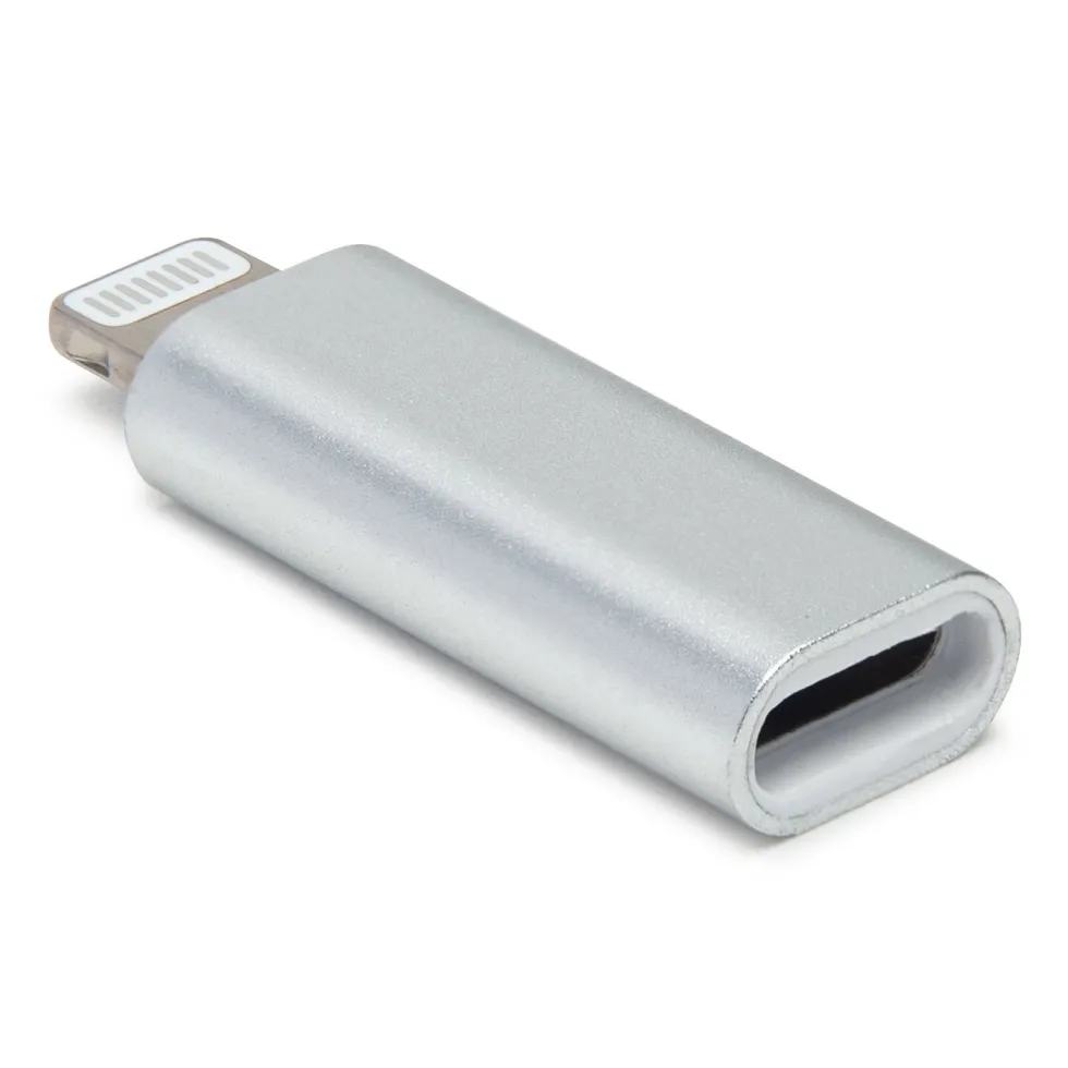 Linocell USB-C til Lightning-adapter Sølv