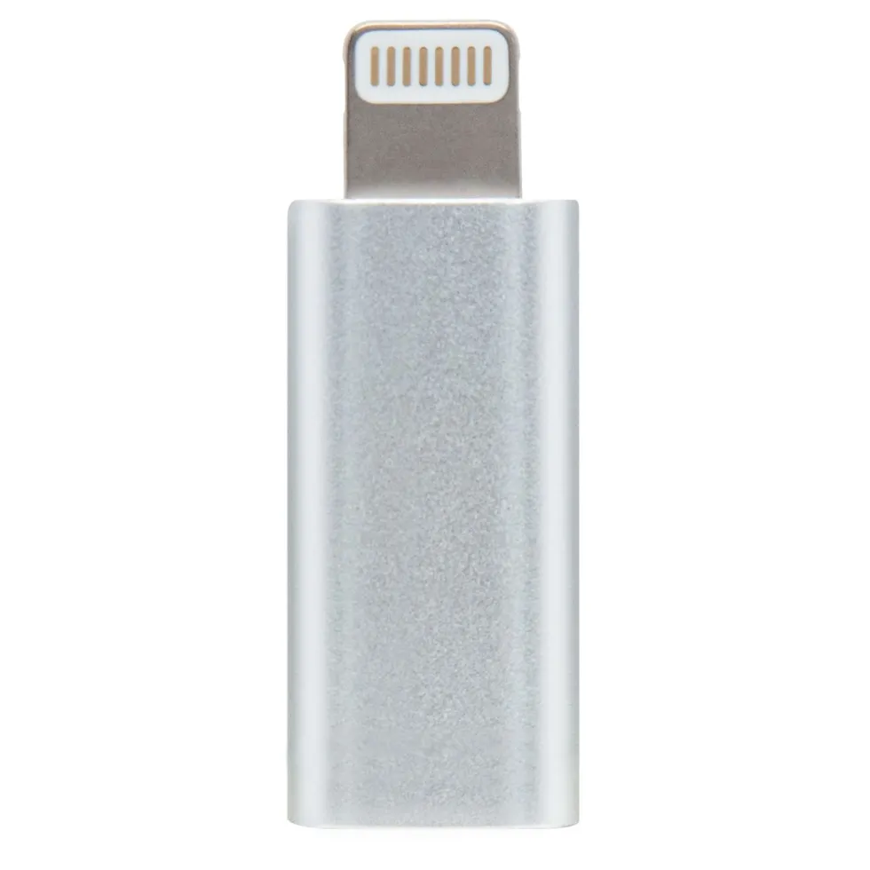 Linocell USB-C til Lightning-adapter Sølv