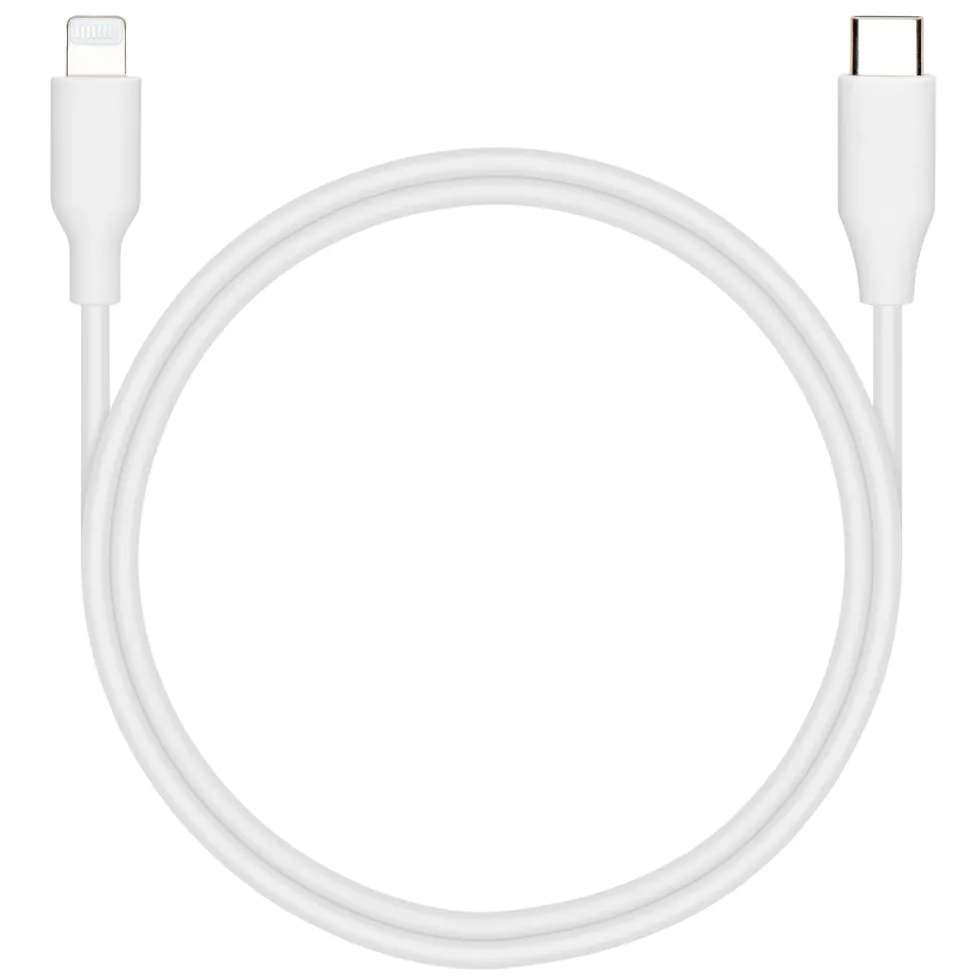 Linocell USB-C til Lightning-kabel Hvit 1 m