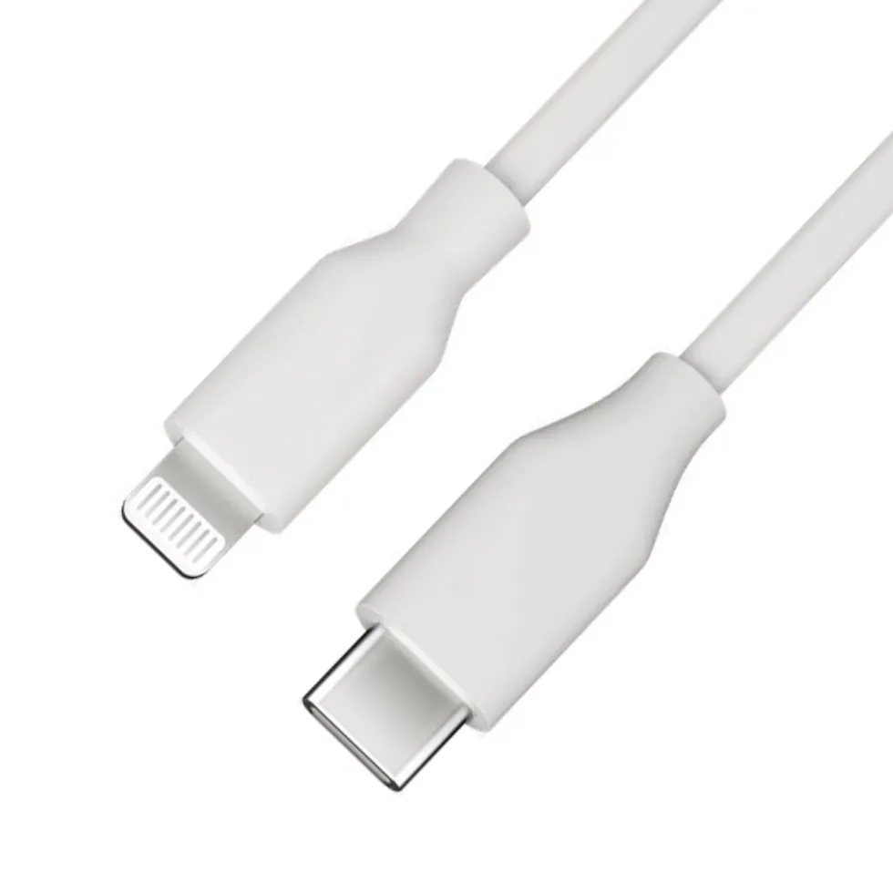 Linocell USB-C til Lightning-kabel Hvit 0,5 m