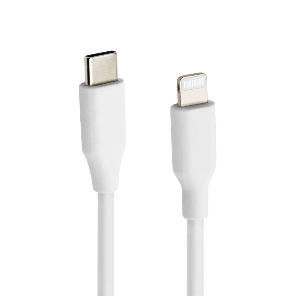 Linocell USB-C til Lightning-kabel Hvit 0,5 m