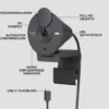 Logitech Brio 300 Webkamera med USB-C
