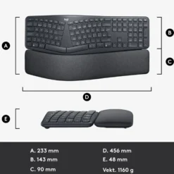 Logitech Ergo K860 Ergonomisk tastatur