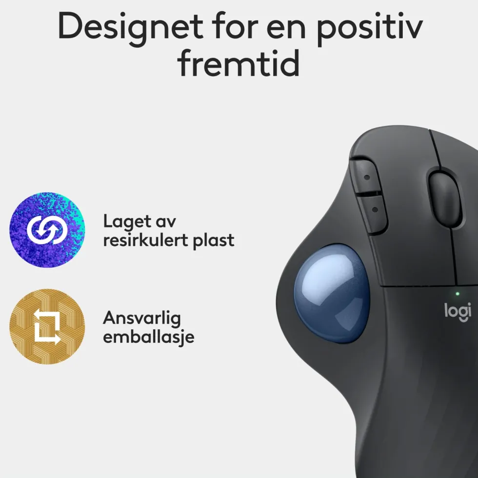 Logitech Ergo M575S Trådløs mus med styrekule