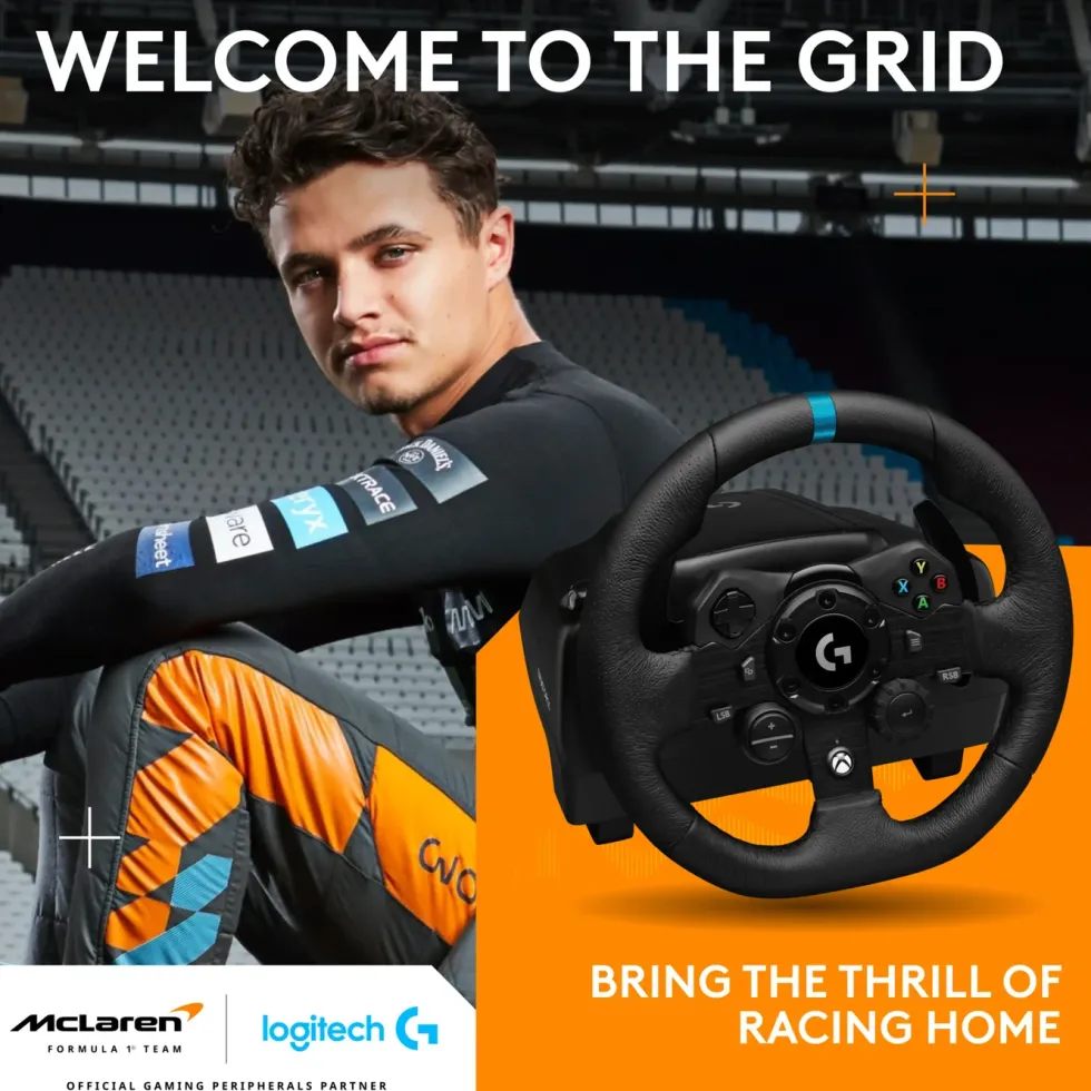 Logitech G 923 Driving Force Ratt til Xbox og PC